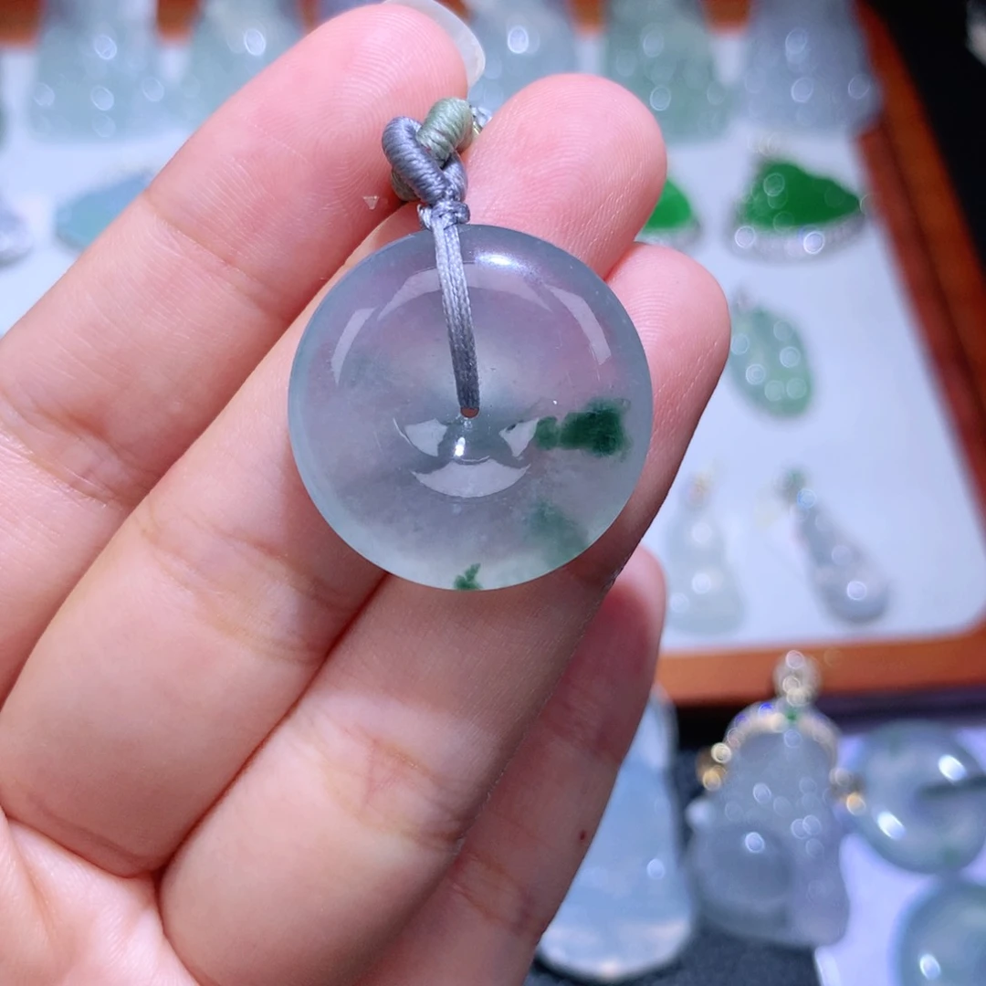 颈饰未镶嵌翡翠扣子