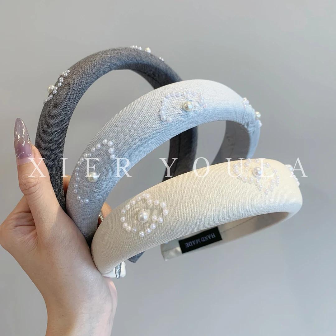 【喜儿ula】2-6-1时尚法式花朵温柔气质高级感发箍