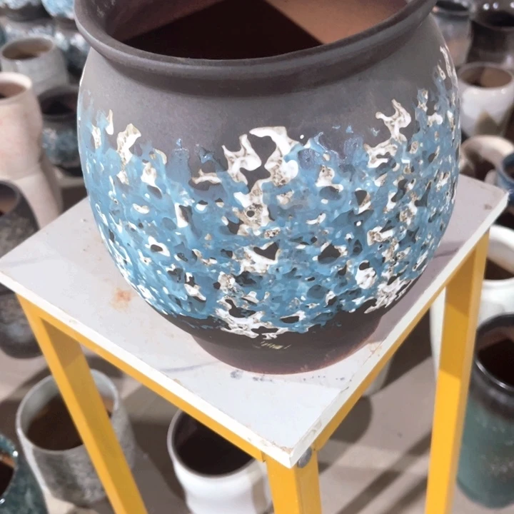 紫砂花盆口径19高度24一只正品