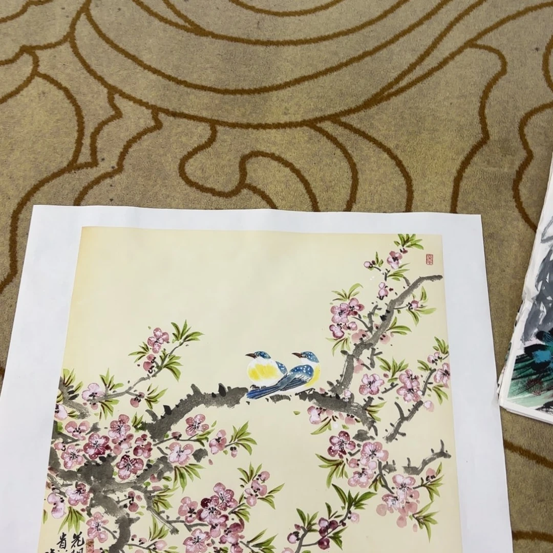 岁***好国画张守玉斗方李欣主播