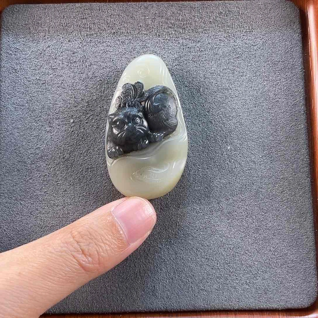 和田玉吊坠(不含链)未镶嵌