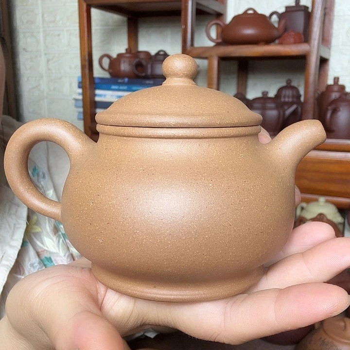 茶壶紫砂大潘壶340cc半手工