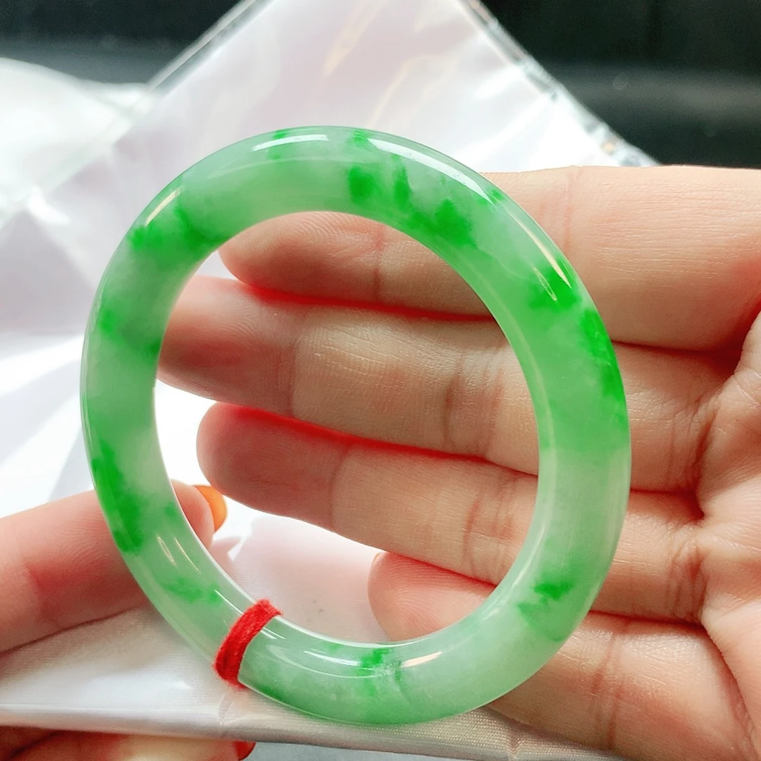 未镶嵌手镯翡翠圆条2872