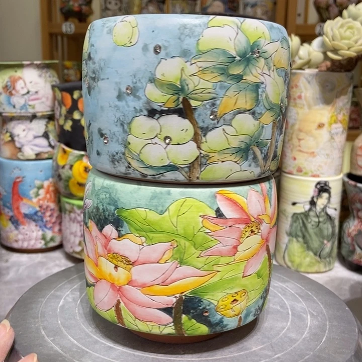 景德镇艺术手绘作品