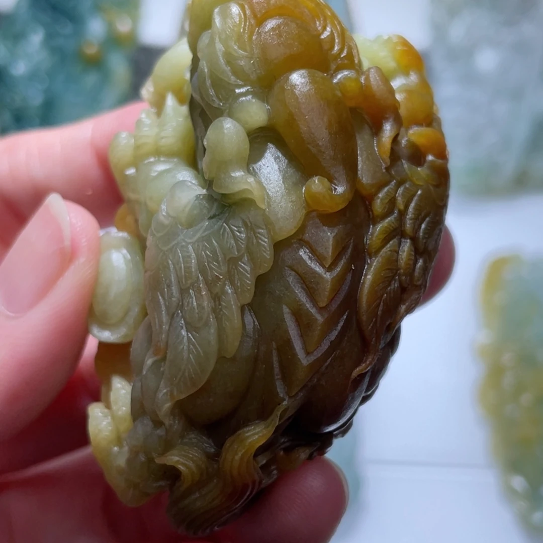 未镶嵌定制翡翠毛货