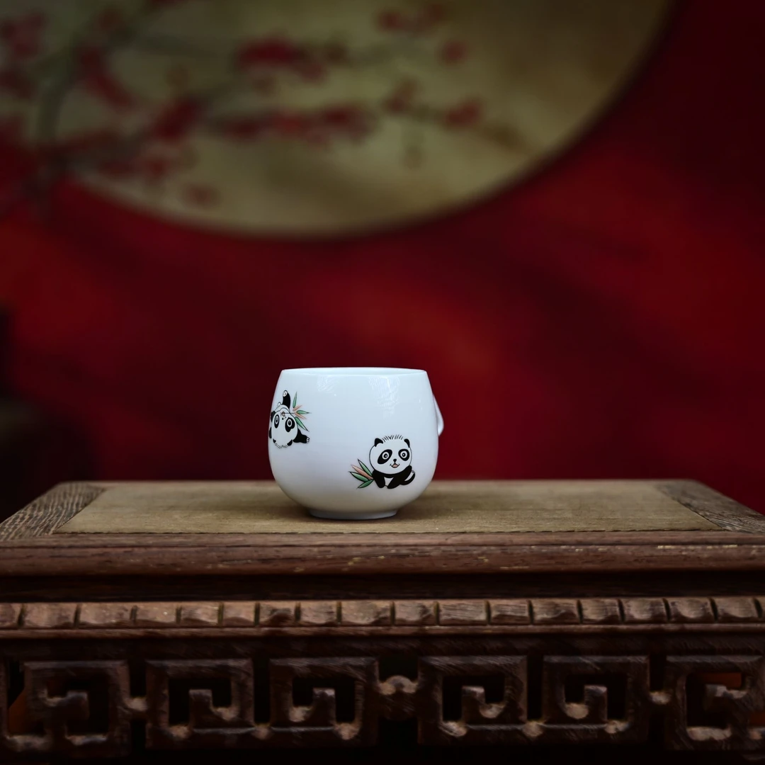 1S熊猫竹子杯子（小）A77