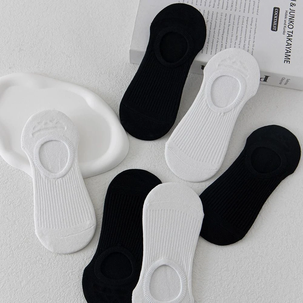 【10双装】男女船袜精梳棉浅口春夏薄款男女同款棉质低帮浅口袜子