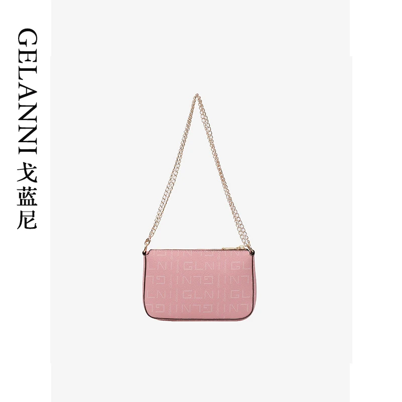 时尚百搭女士麻将包单肩包斜挎包