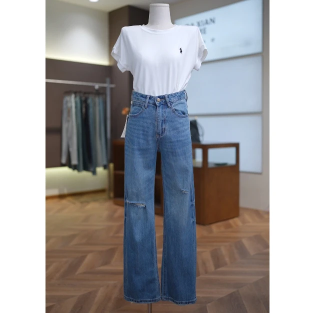 【大仙家】C070 十三行春款无弹牛仔裤韩式舒适时尚百搭女士春夏季