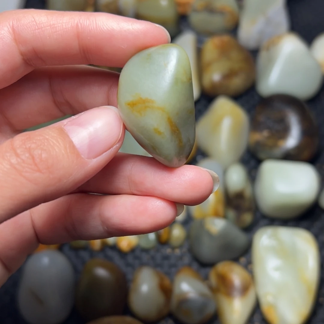 和田玉未镶嵌挂件30