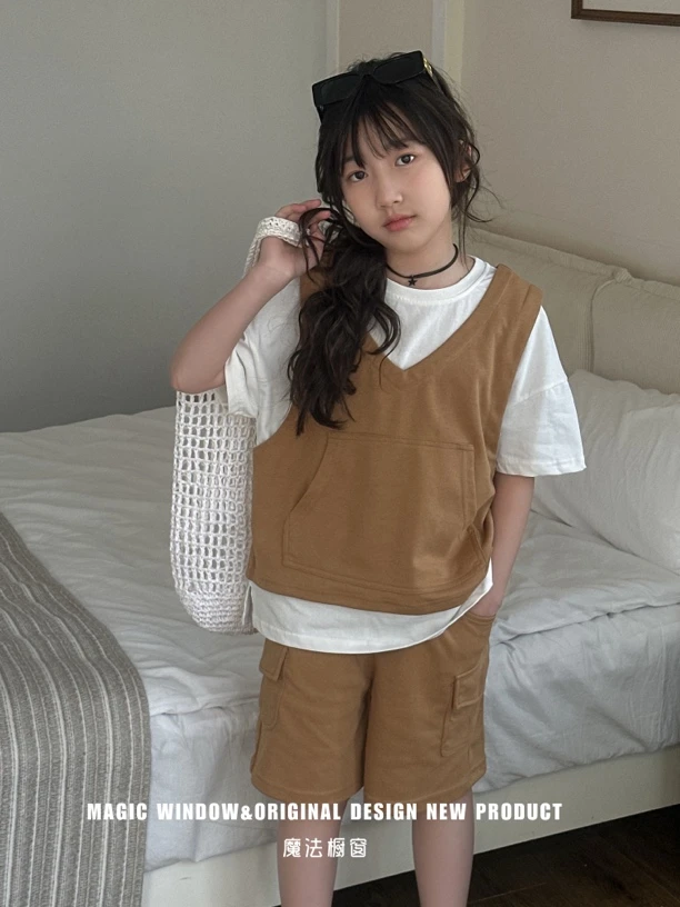 62171夏季休闲套装女童童装