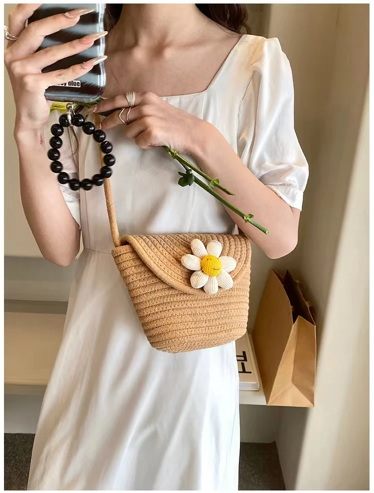 花甜喜事夏季时尚斜挎包手机包化妆包简约洋气百搭斜挎包小包包