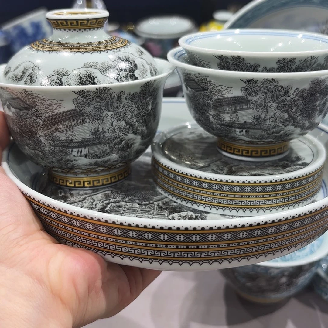 瓷片景德镇瓷器精品展示