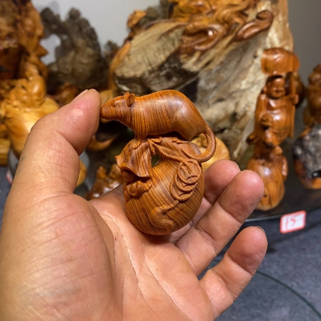 柏木（崖柏）木雕工艺品摆件家居