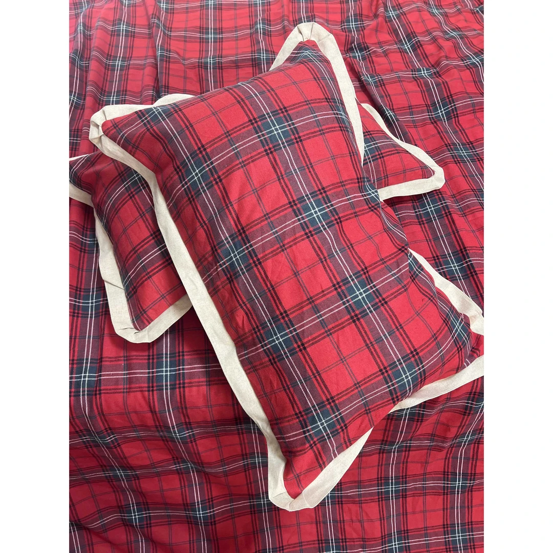 <圣诞快乐>宜家尾单汉麻雨露叉角加厚大盖毯