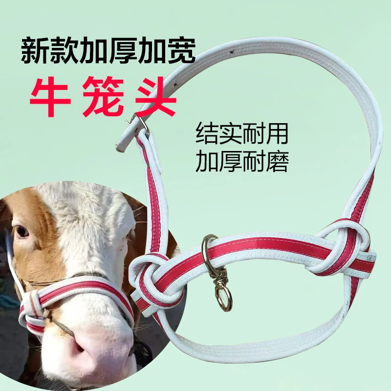 牛笼头马笼头大小可调节消防带材质大牛牛龙套消防带牛绳子神器