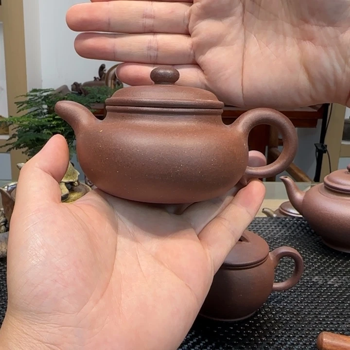 茶壶紫砂风****滴底槽清微瑕仿古200CC