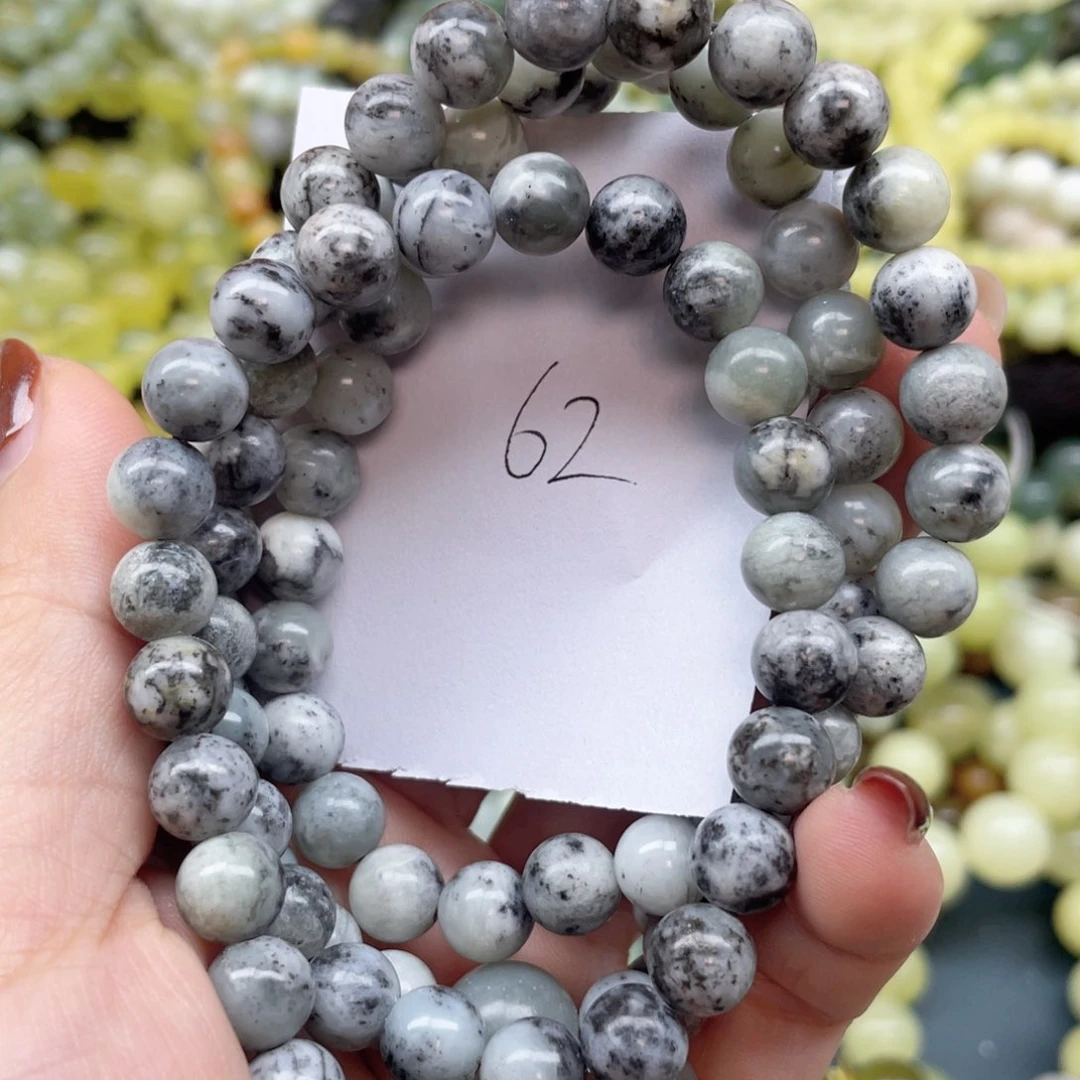 未镶嵌蛇纹石玉手链