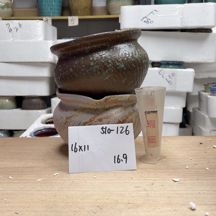 紫砂花盆多肉陶土花盆微瑕126