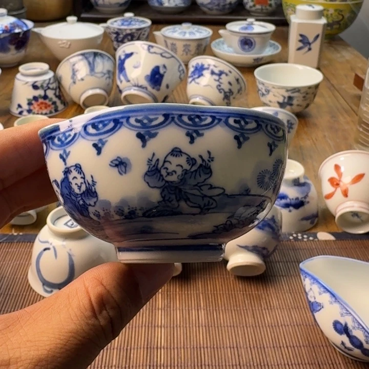 青花瓷器杯子茶器