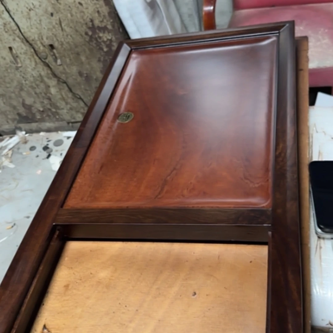 【闪购商品】非洲莫桑比克黑檀木花梨木茶盘86-45