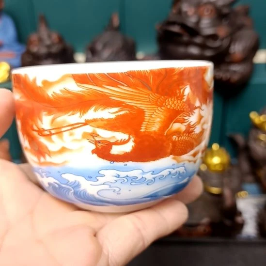 茶宠白瓷杯子个人杯