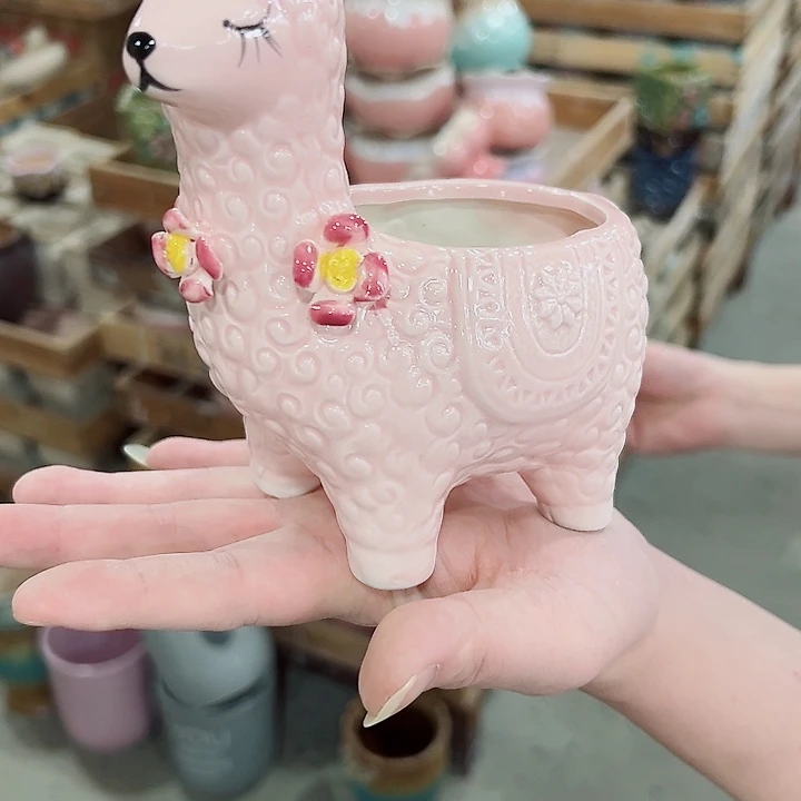 有孔.凑满10元发货多肉陶瓷花盆！