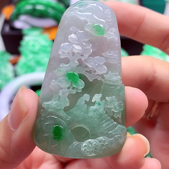 颈饰未镶嵌翡翠翡翠