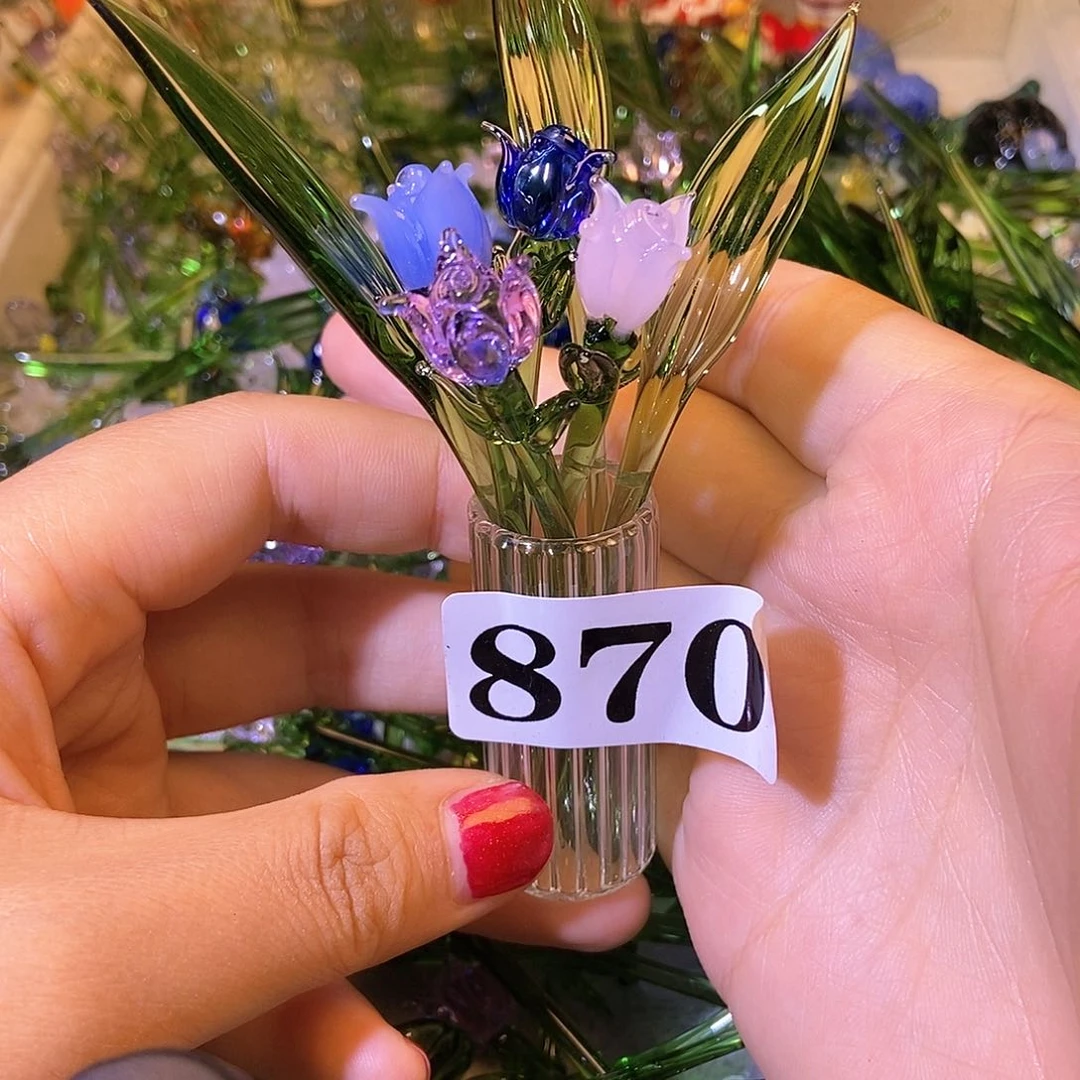 琉璃手工艺品870花瓶