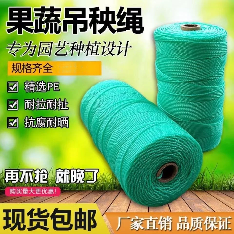 吊秧绳吊蔓绳黄瓜西红柿辣椒吊绳蔬菜大棚尼龙绳耐磨聚乙烯线农用