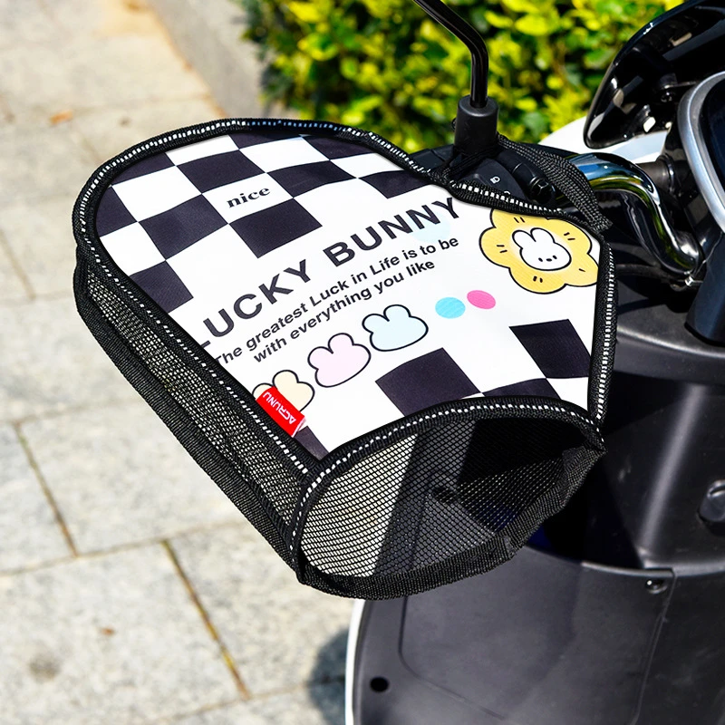 电动车夏季防晒把套踏板摩托车防水遮阳手把套骑行隔热手套多功能