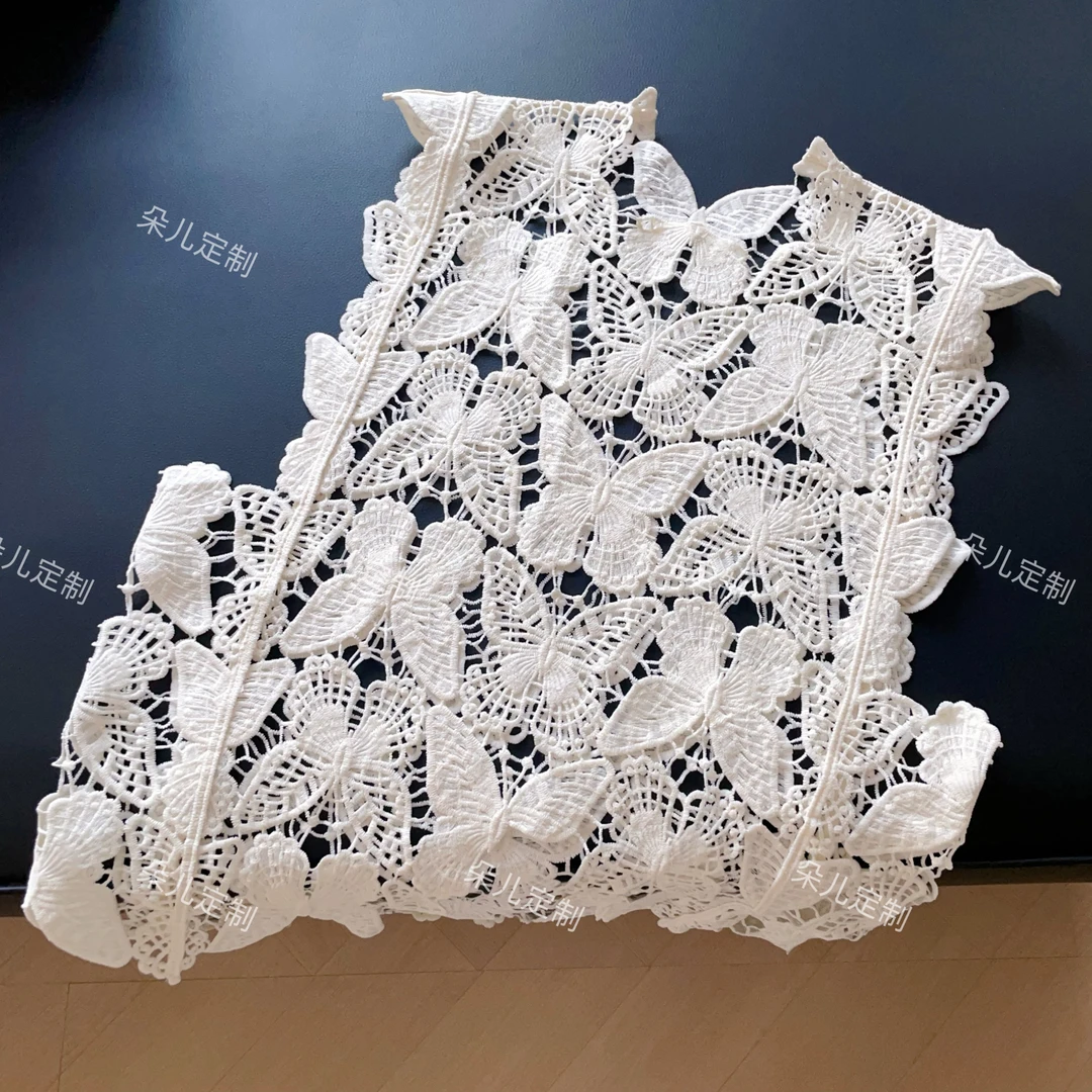 朵儿定制 【花间舞】蝴蝶罩衫气质镂空上衣马甲背心IQ92