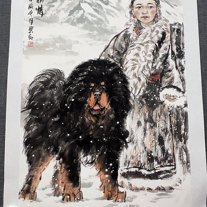 国画书画作品多次