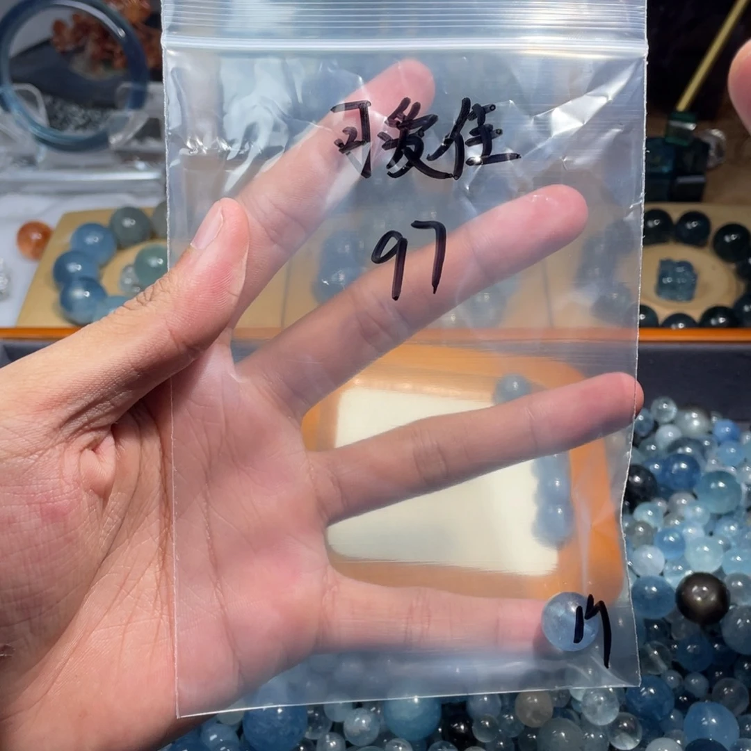 紫晶珠宝半成品未镶嵌海蓝宝jw