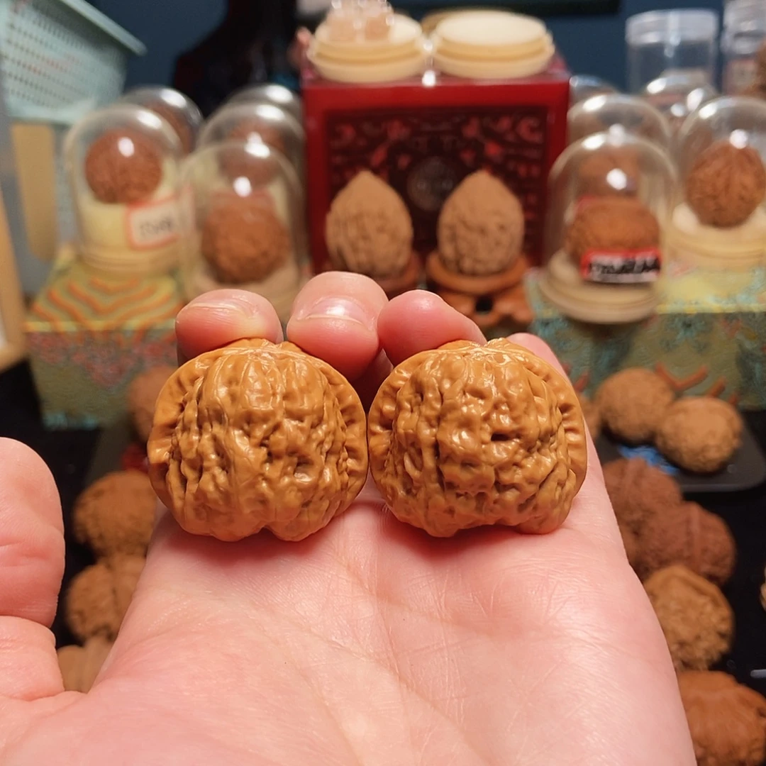 文玩核桃吊坠34蛤蟆头小手捻