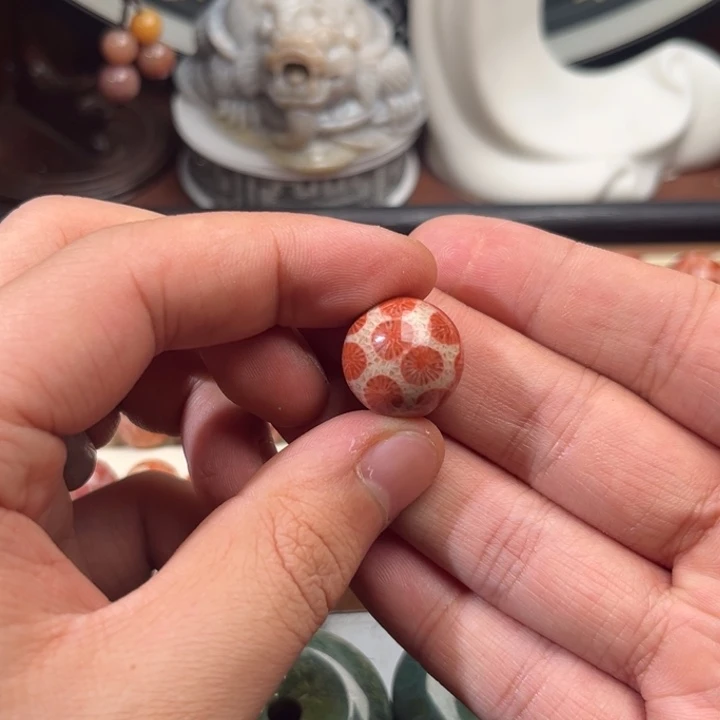 玛瑙/玉髓未镶嵌珠子硅化玉