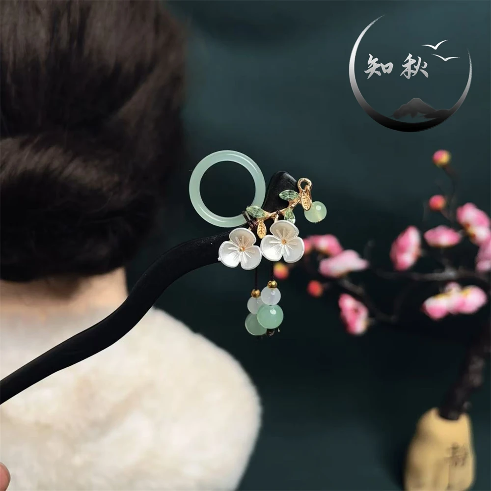 【秋色伊人】原创古风流苏步摇发簪女古装气质发饰女发钗“A403”