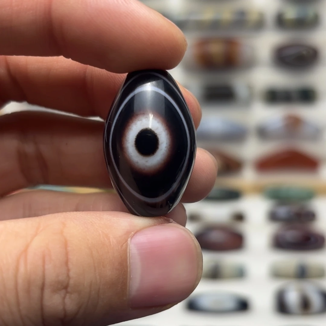 安****玛瑙/玉髓未镶嵌吊坠1