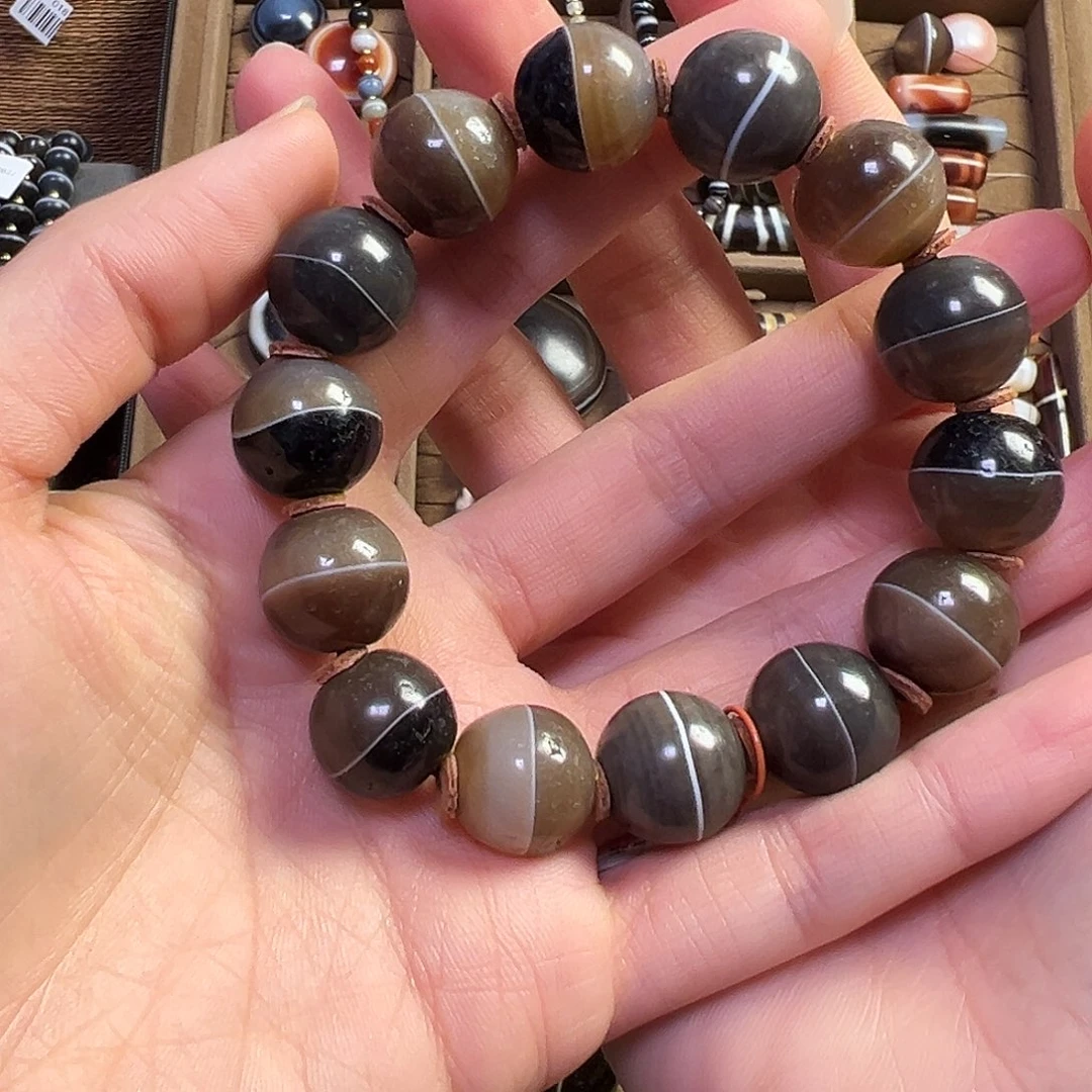 石英石纯铜手串儿