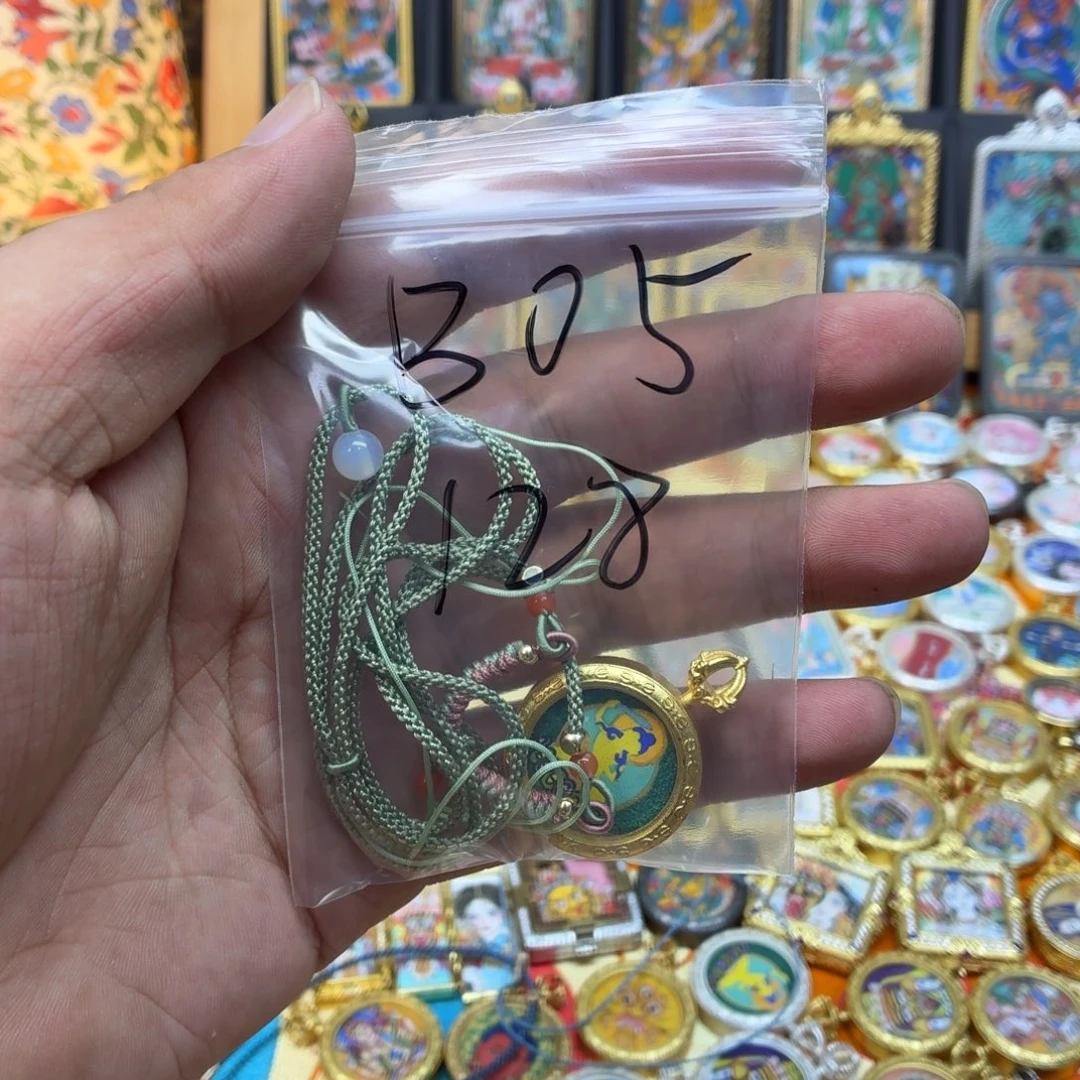 吊坠万绘唐卡非遗手绘B05