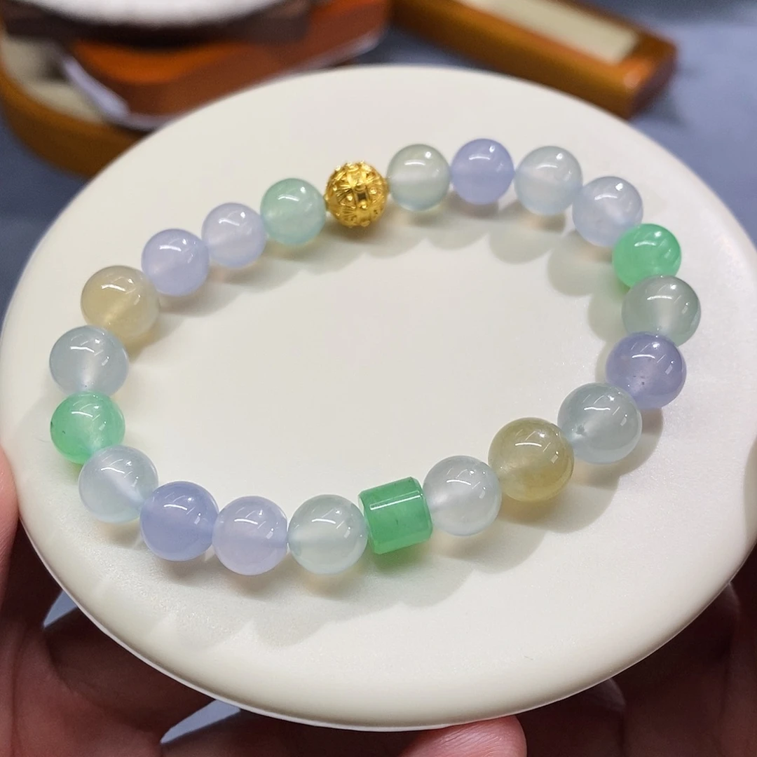 颈饰未镶嵌翡翠手串