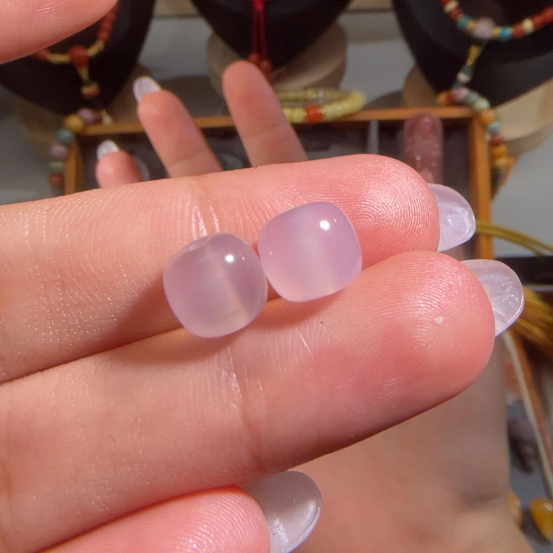 玛瑙/玉髓老型珠8mm不退换未镶嵌