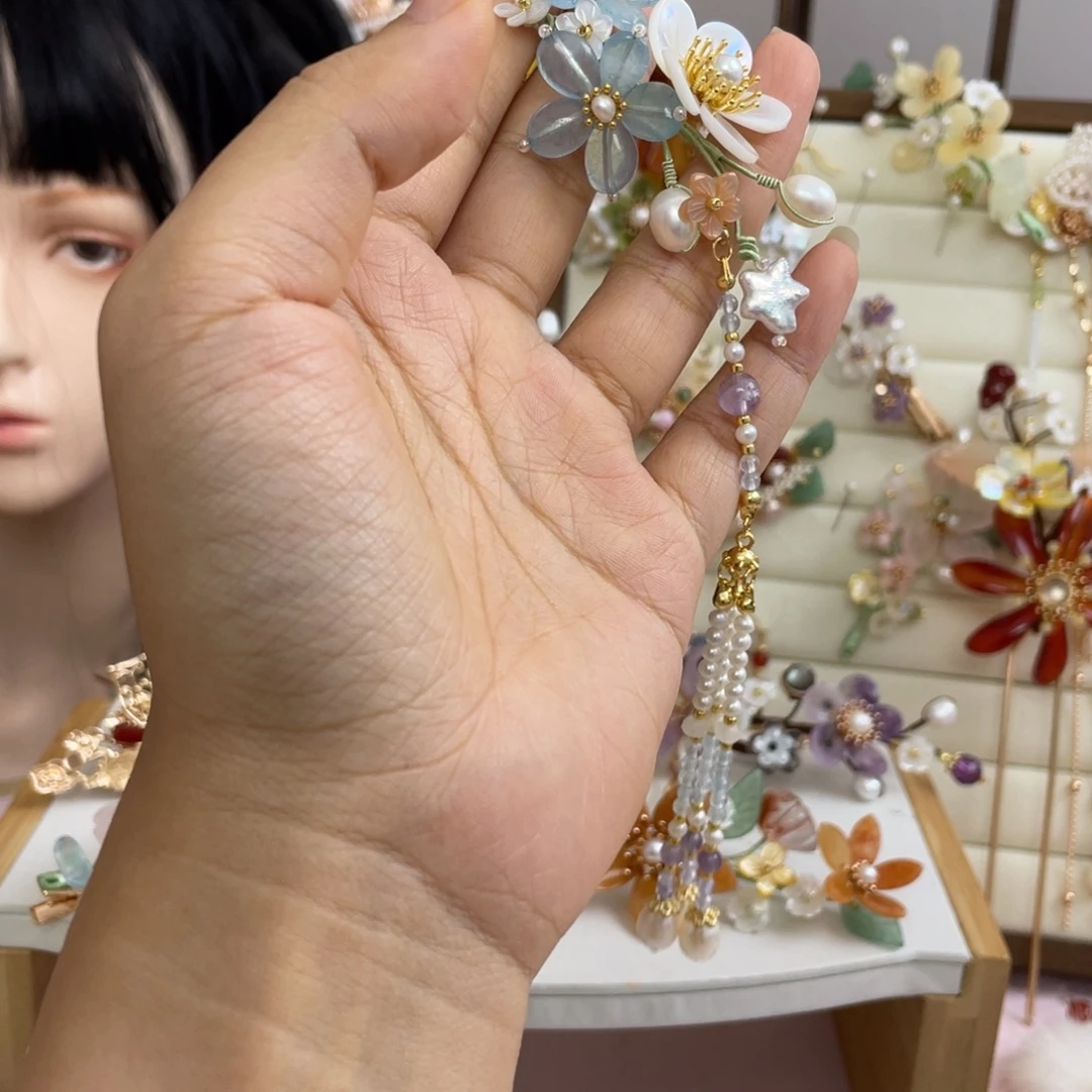*****醋酸铁合金篮宝短钗一个