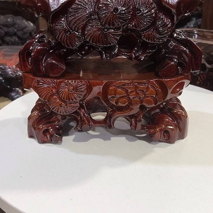 木两个整木整雕gon拱形底座两色可选尺寸19.5*9*7.5/8