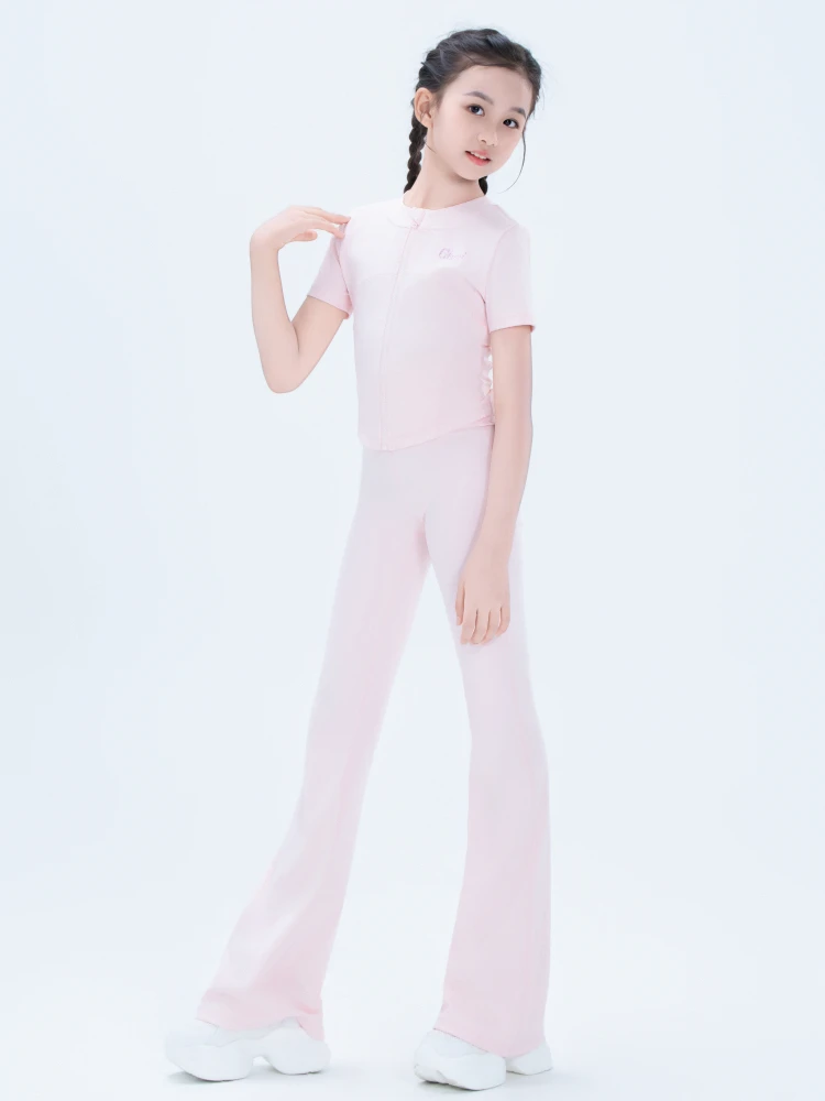 舞导升 百搭时尚简约气质收腰显瘦运动舞蹈套装2530