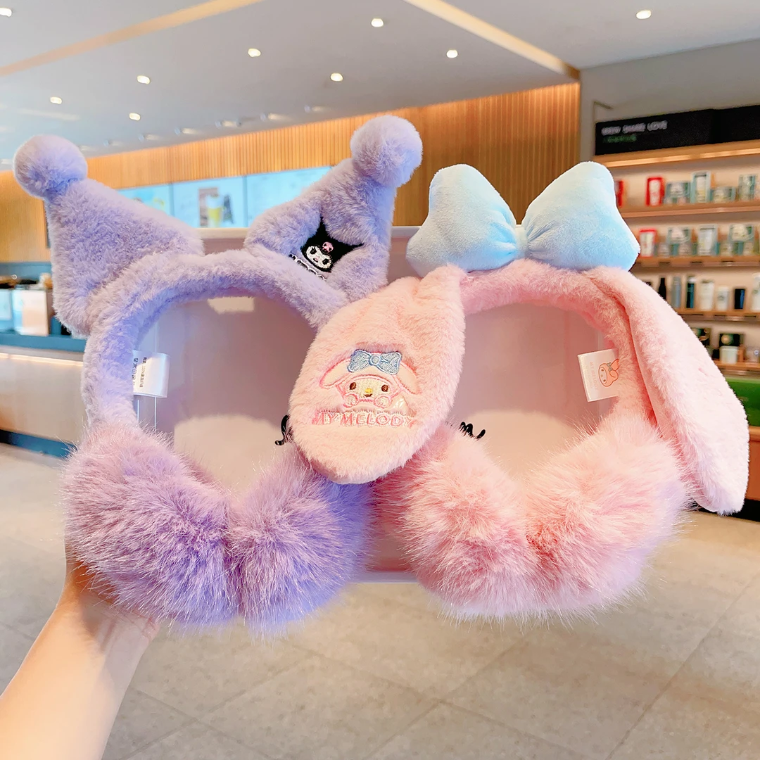 儿童库洛米耳罩美乐蒂秋冬保暖护耳男童女童玉桂狗耳包小宝宝耳暖