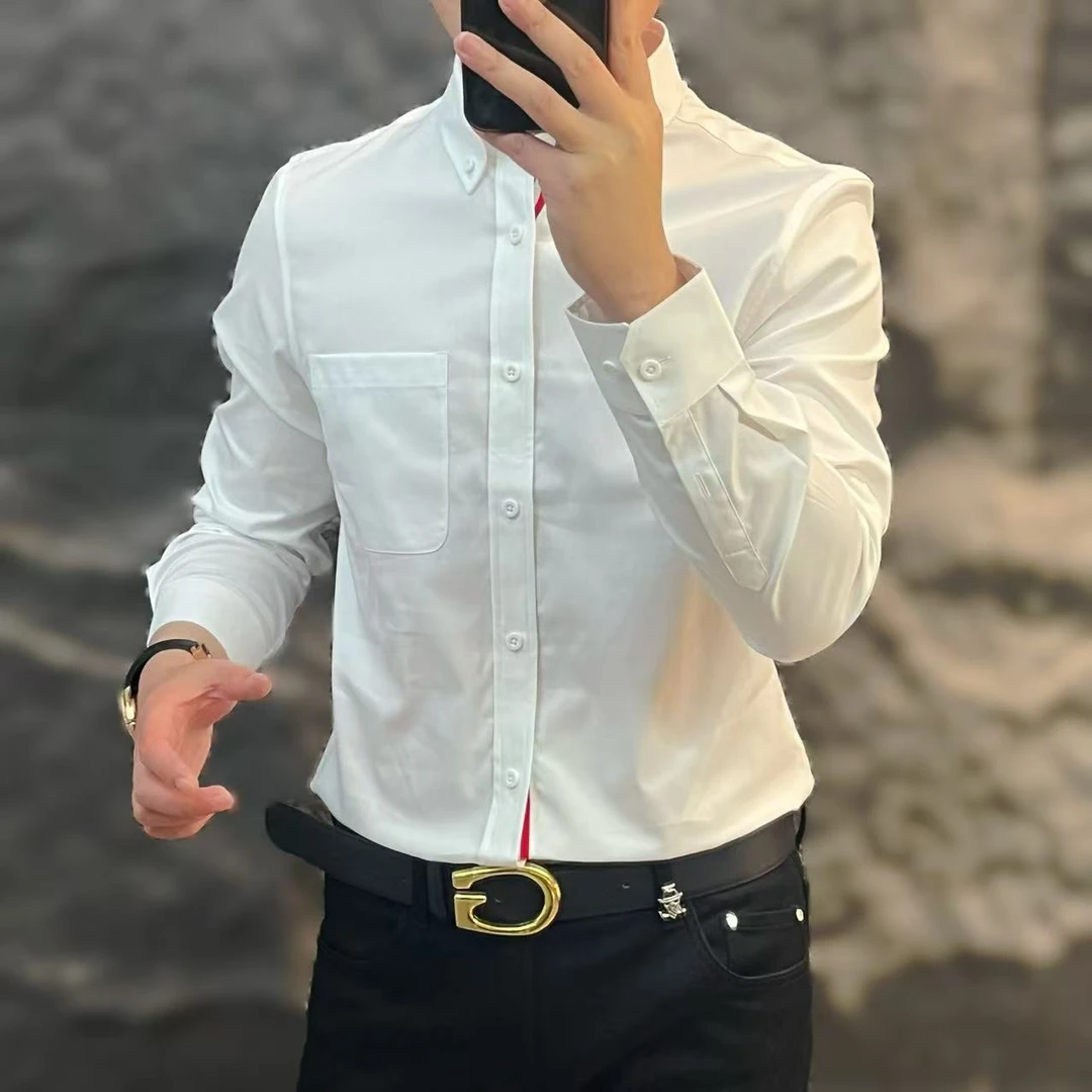 新款高端男士潮流百搭个性休闲衬衫LT10556