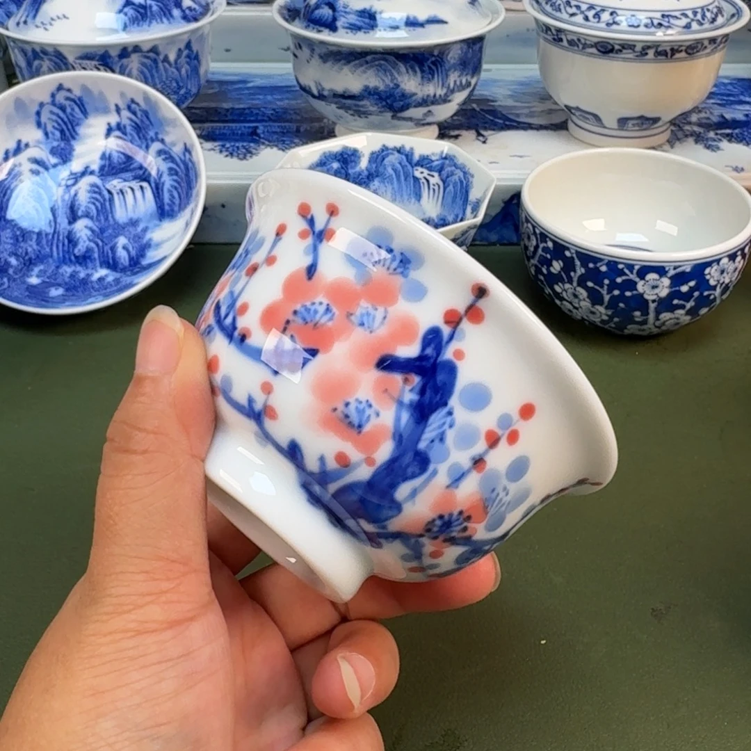 景德镇纯手绘茶具圆圆298