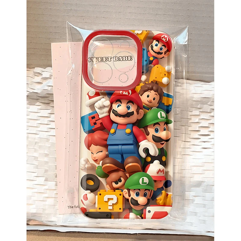 马里奥适用苹果17手机壳iPhone15promax防摔161514男13女12软11