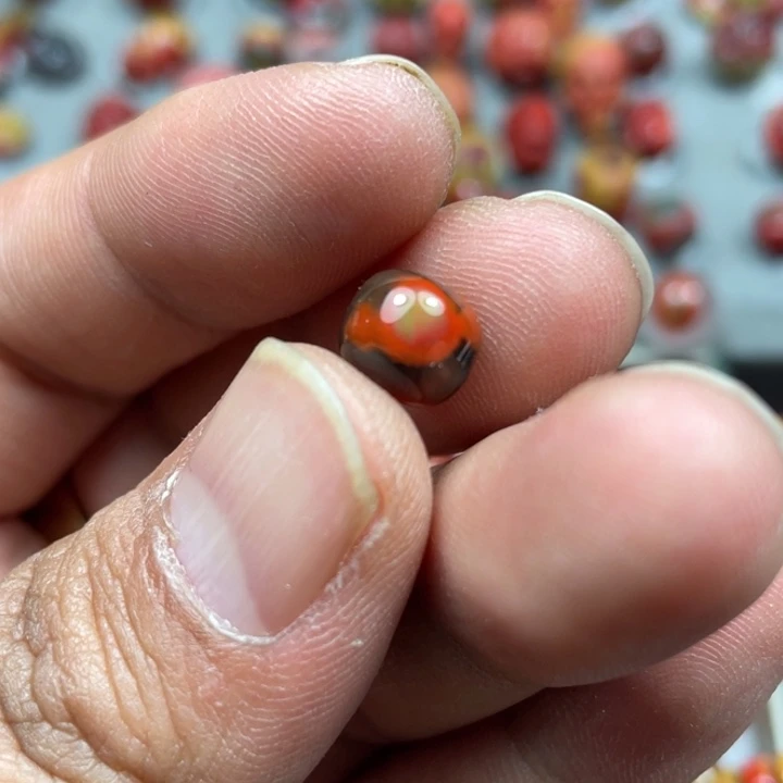 南红玛瑙未镶嵌桶珠